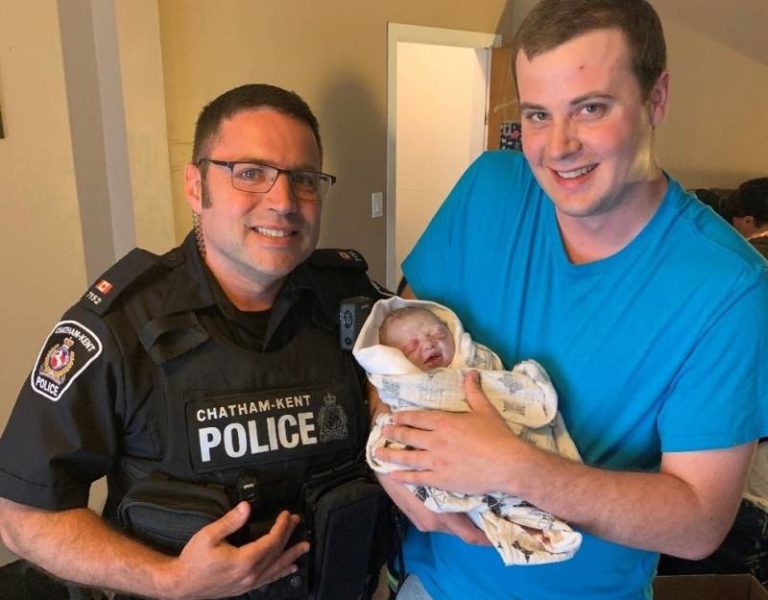 Officer assists with baby delivery in Chatham-Kent