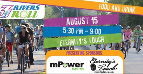 3 Rivers Roll Aug 15 – get your bike ready!