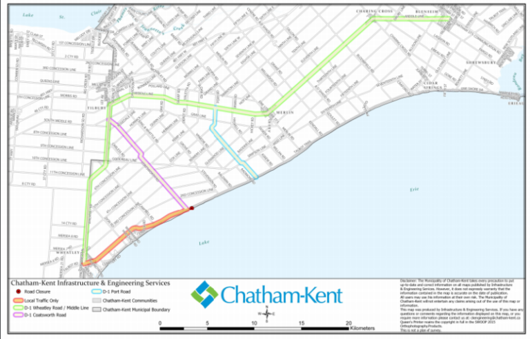 Talbot Trail Detour Notice