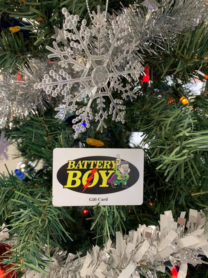 Need a gift idea? Battery Boy has gift cards!