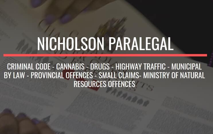 Nicholson Paralegal will fight for your rights