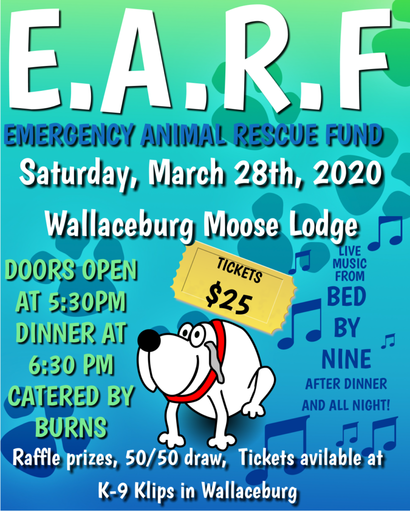 E.A.R.F Emergency Animal Rescue Fund is having their annual event