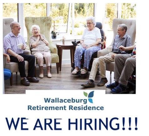 PSW and RPN jobs open at Wallaceburg Retirement Residence