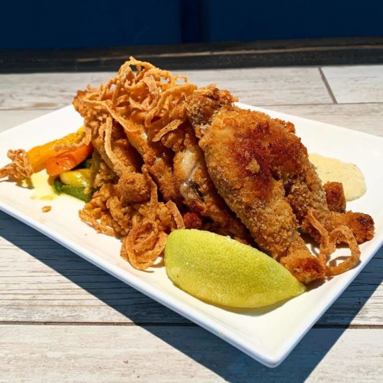 Frog Legs Thursday at Bob N’ Buoys in Mitchell’s Bay
