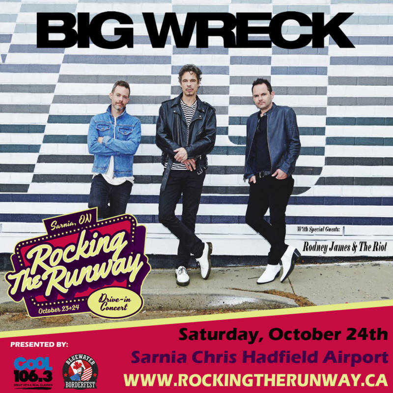 Big Wreck & The Reklaws headlining drivein 'Rocking the Runway