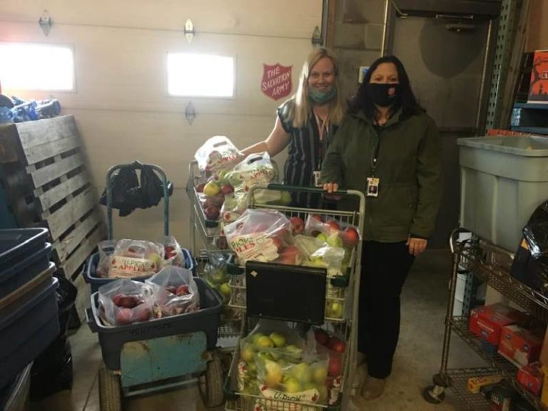 Salvation Army passing on a big “Thank you”