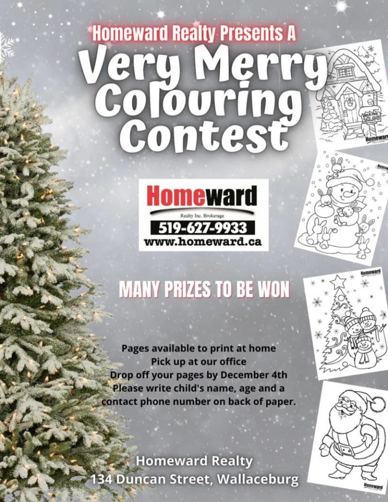 Homeward Realty  – A very Merry Coulouring Contest