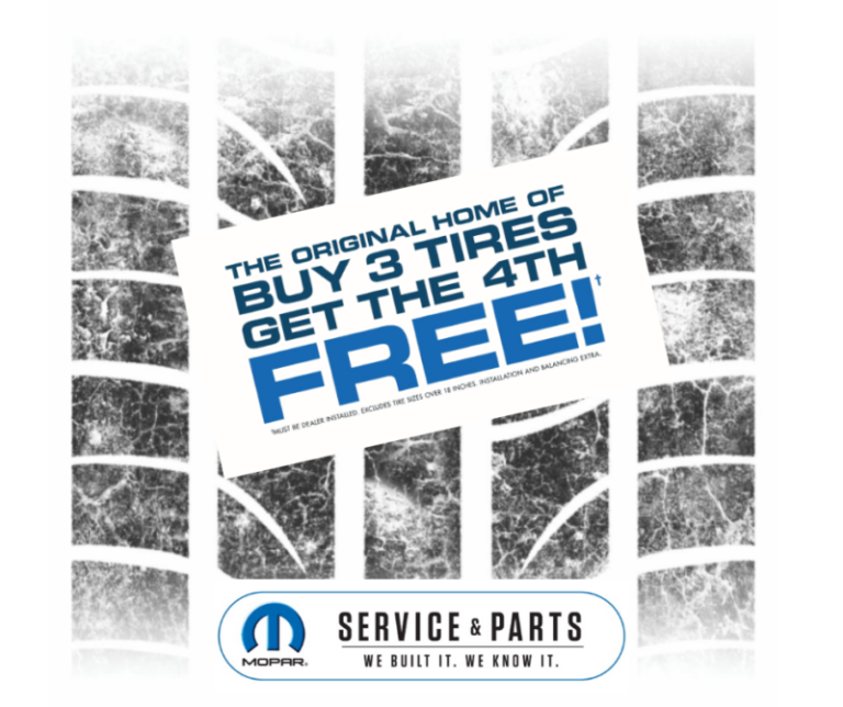 Patterson Motors – buy 3 winter tires get the 4th free