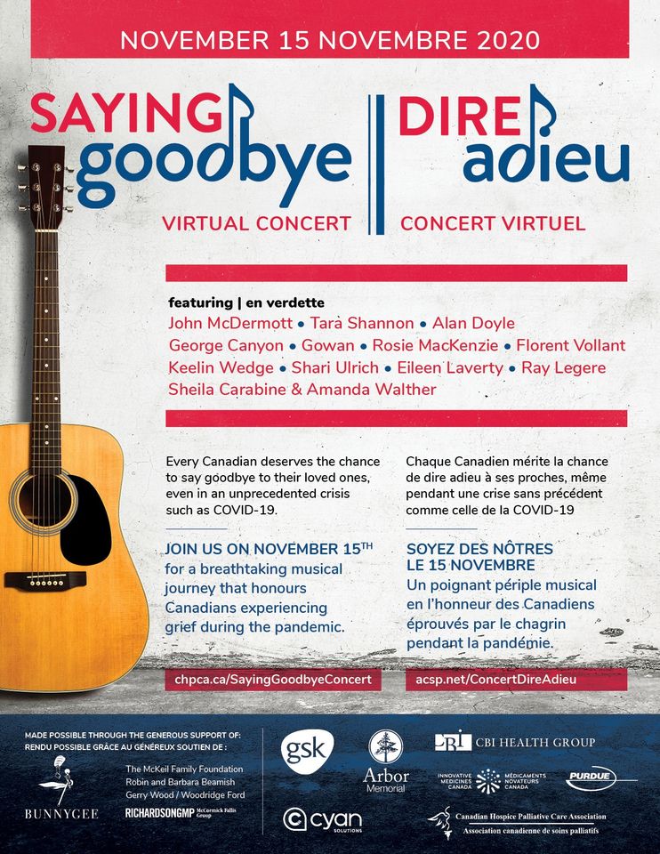 CK Hospice  – Saying Goodbye Music Live Nov 15.