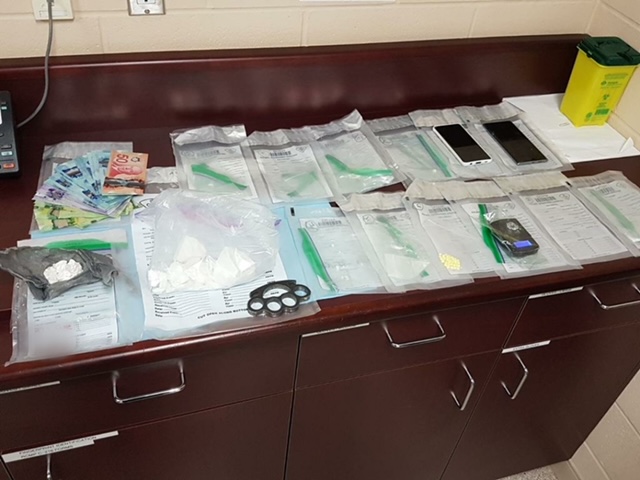 Traffic stop on the 402 leads to drug charges