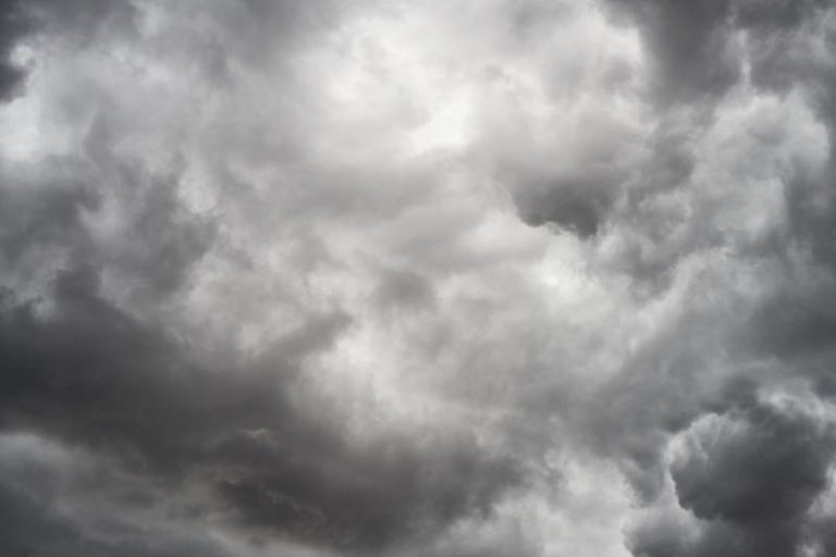 Heat warning ends, cloudy, chance of showers, thunderstorm risk, high 27°C, humidex 35°C