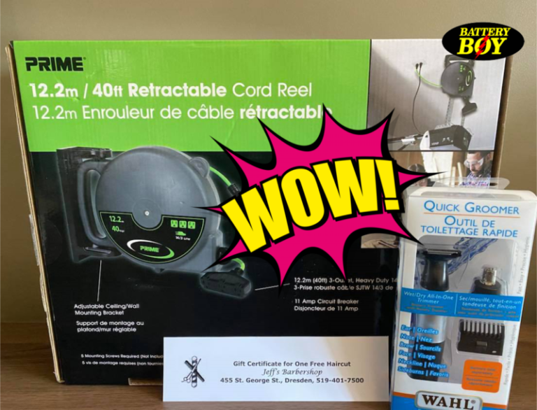 WOW! Win a $75 Prize Pack from Jeff’s Barber Shop!