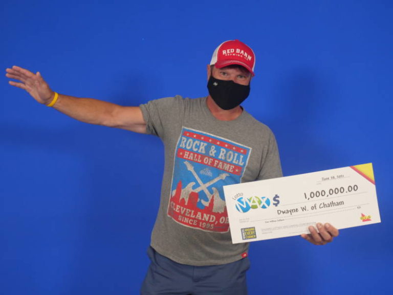 Chatham man wins $1-million lottery prize