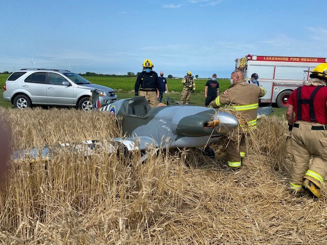 Chatham-Kent EMS respond to plane crash in Lakeshore