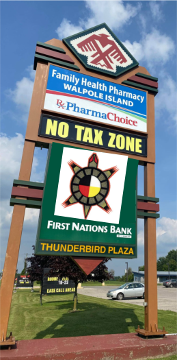 Thunderbird Plaza on Walpole Island