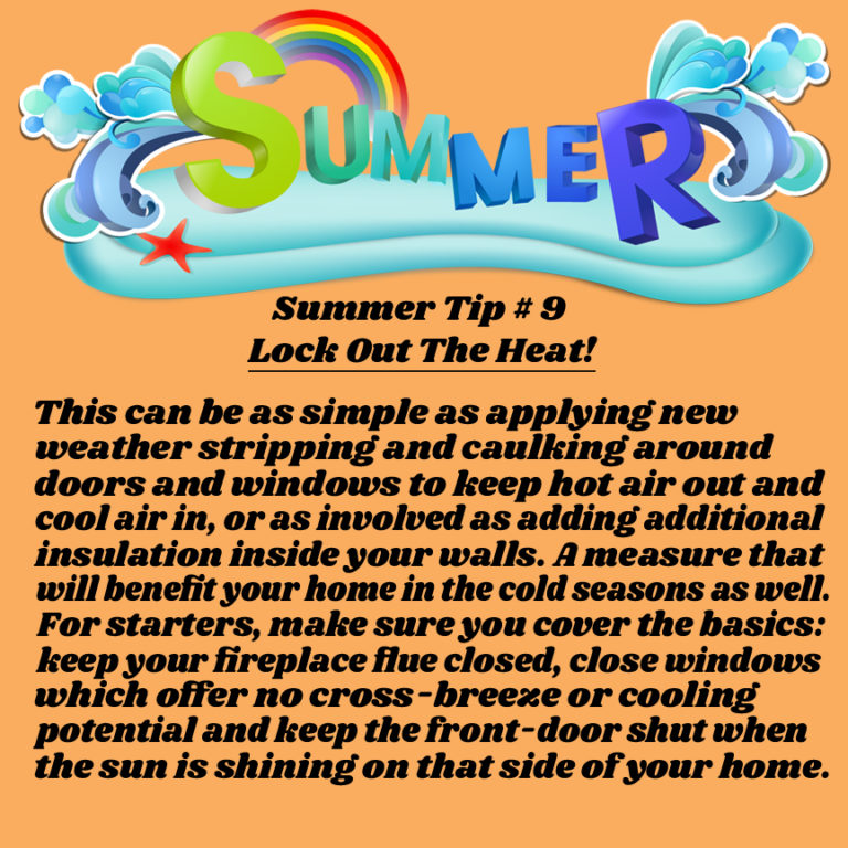 Arctic Heating and Cooling Summer HVAC Tips