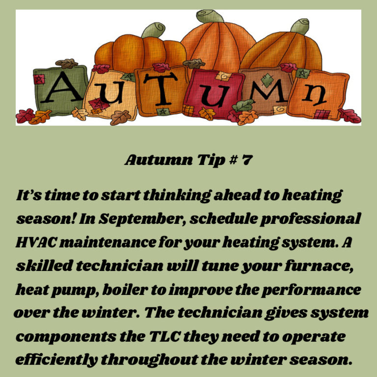 Arctic Heating and Cooling Autumn HVAC Tips