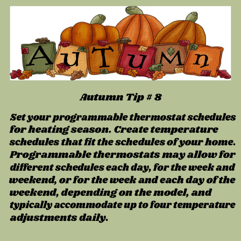Arctic Heating and Cooling Autumn HVAC Tips