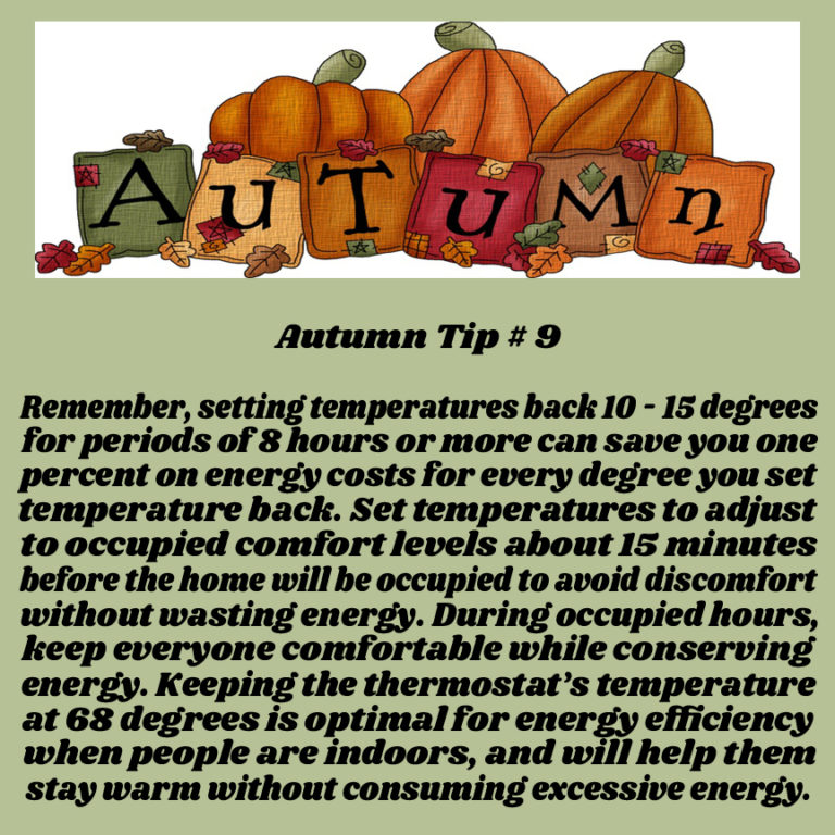 Arctic Heating and Cooling Autumn HVAC Tips