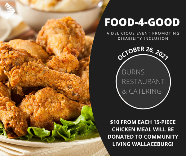 Community Living Wallaceburg – Oct 26th eat at Burn’s in Dresden