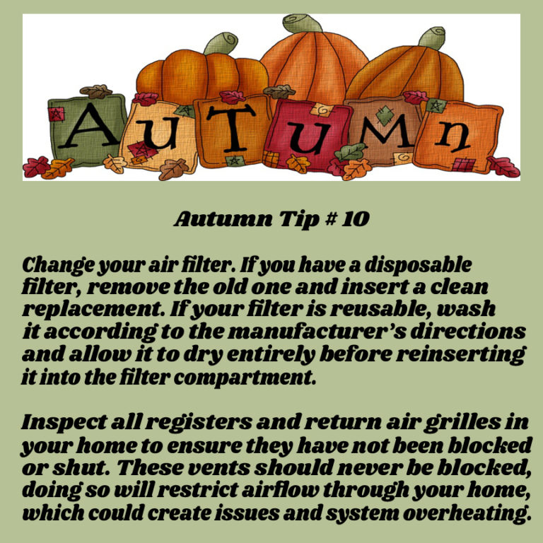 Arctic Heating and Cooling Autumn HVAC Tips