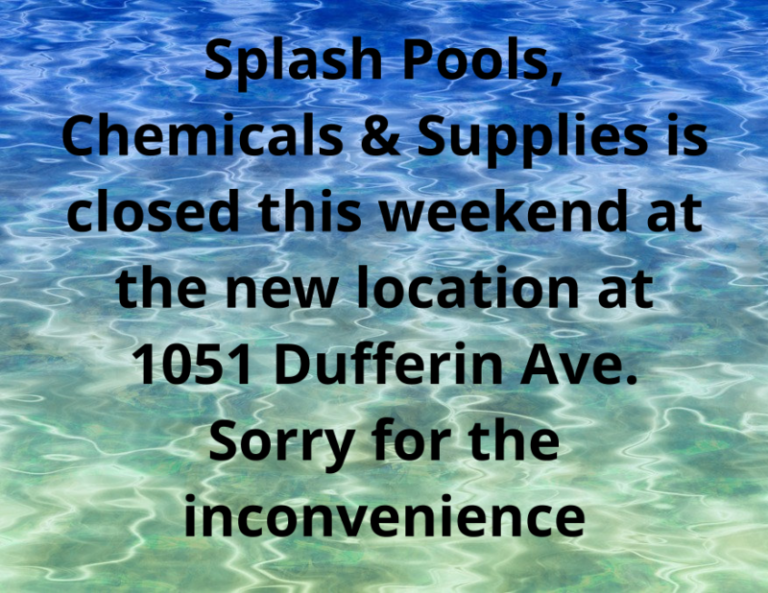 Splash Pools, Chemicals and Supplies