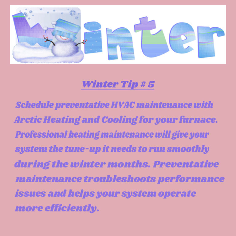 Arctic Heating and Cooling Winter HVAC Tips