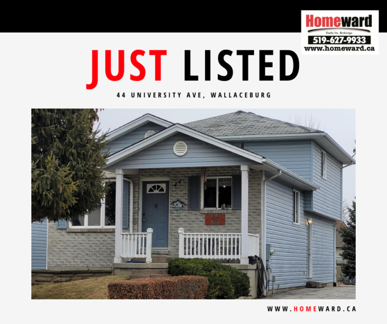 JUST LISTED in Wallaceburg