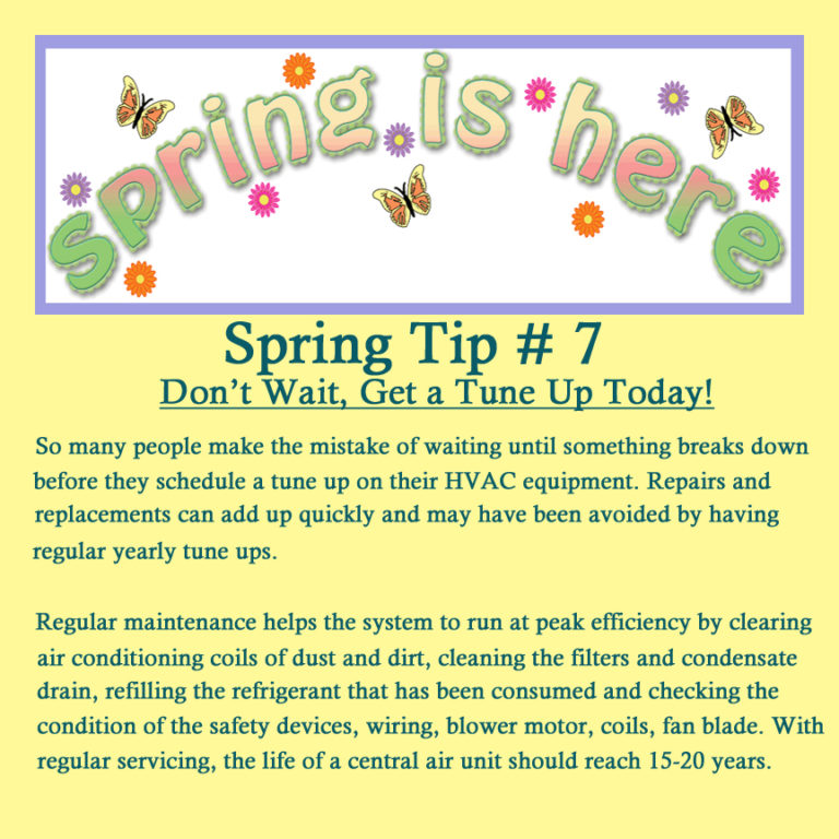 Arctic Heating and Cooling wants to remind our customers ….