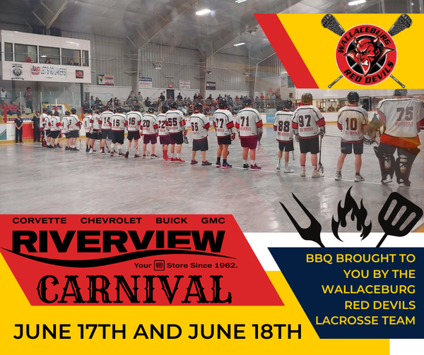 Riverview GM holding fun-filled carnival, two BBQ’s in support of the Wallaceburg Red Devils & offering ‘super pricing’ on used vehicles