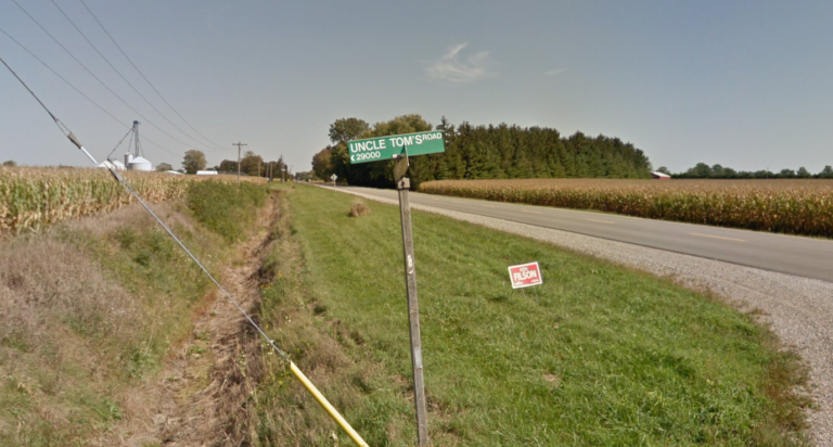 Name change proposed for Uncle Tom’s Road outside of Dresden