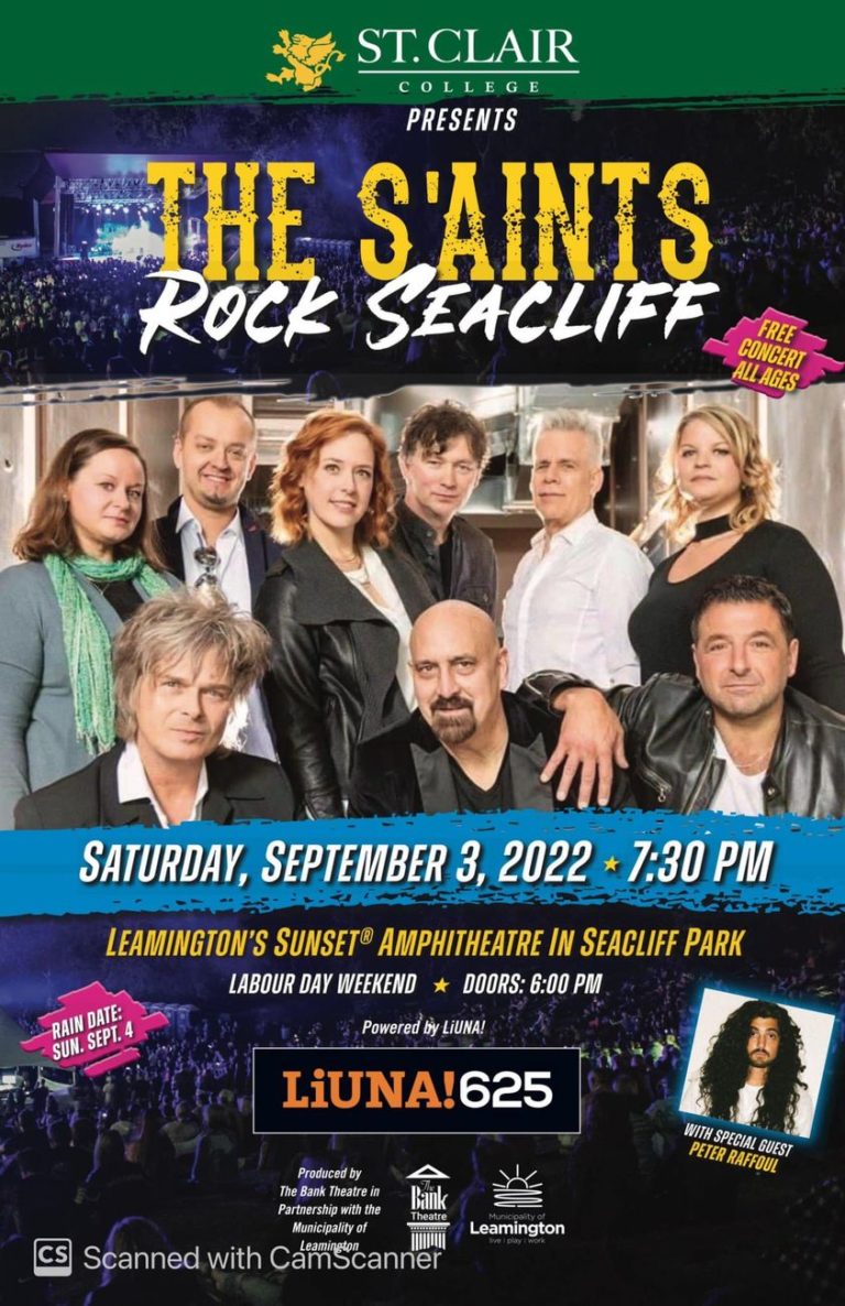 Celebrate Labourers with The S’Aints and A Night To Rock Leamington’s SUNSET® Amphitheatre