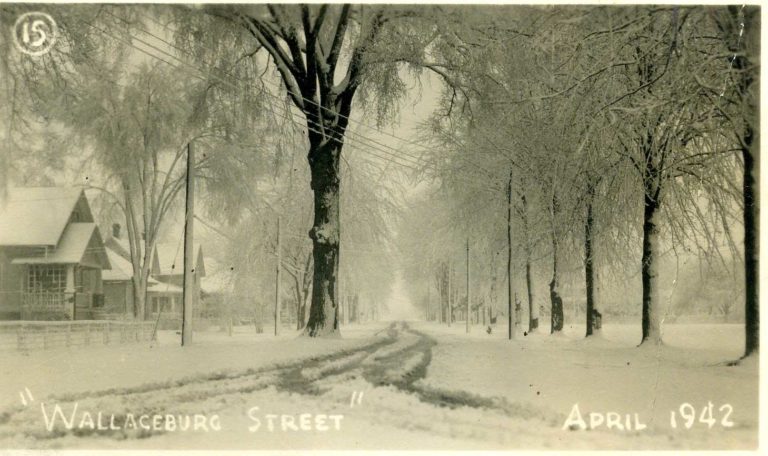 TBT: April snow storm in Wallaceburg