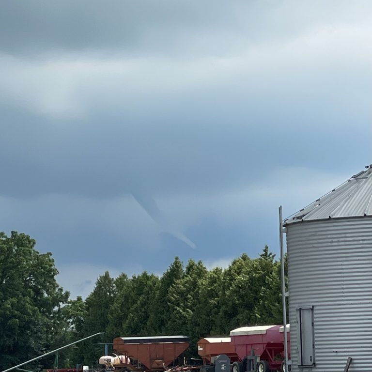Funnel cloud spotted in Dover