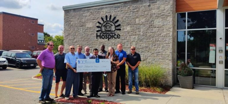 100 Men Who Care donate to Chatham-Kent Hospice