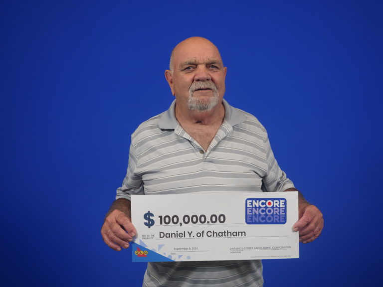 Chatham man wins $100,000 lottery prize