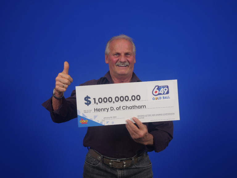 Chatham man wins $1-million lottery prize
