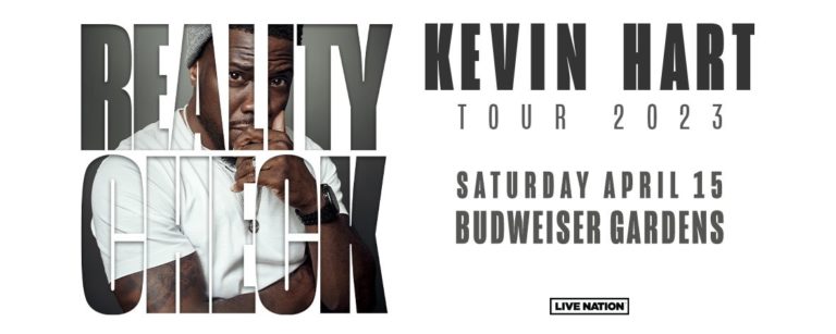 Comedian Kevin Hart performing at Budweiser Gardens on April 15
