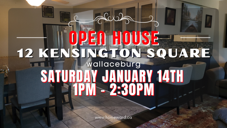 Homeward Realty- Open House this Saturday Jan 14.
