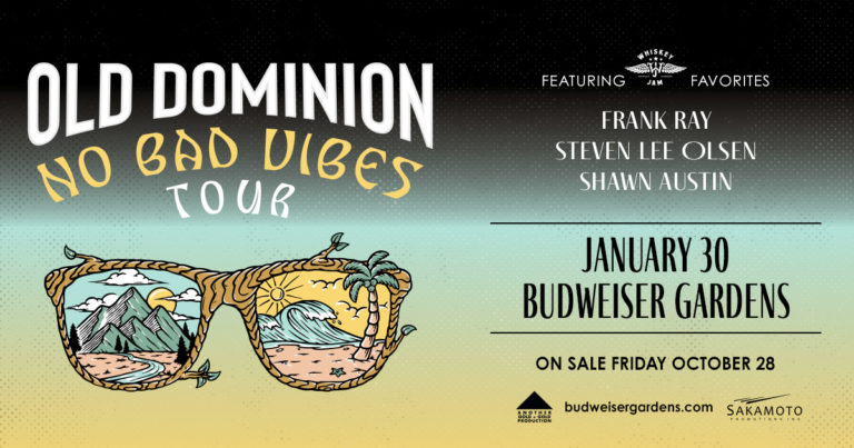 Old Dominion coming to Budweiser Gardens on January 30