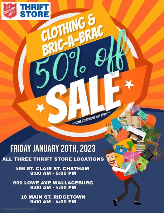 salvation army jan 19