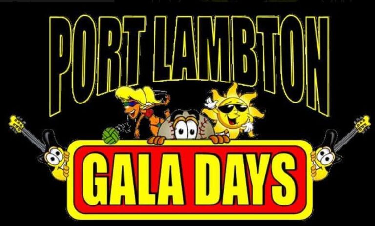 Port Lambton Pirates collecting food donations during Gala Days parade