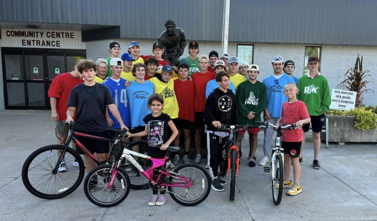 Four youth receive bicycles after Dresden Kings ‘team day’