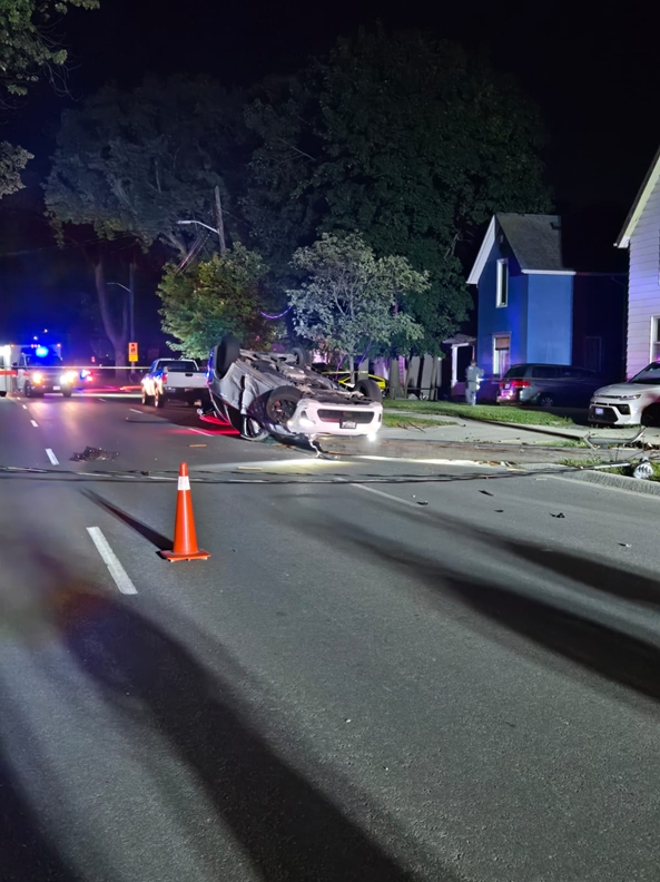 Crash results in minor injuries