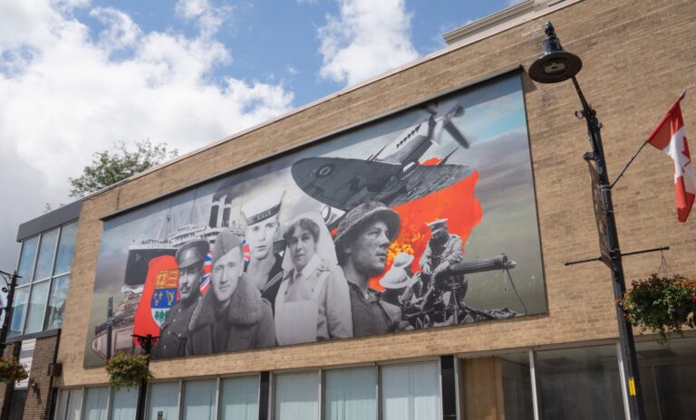 Chatham unveils new mural, rededicates cenotaph in downtown ceremony