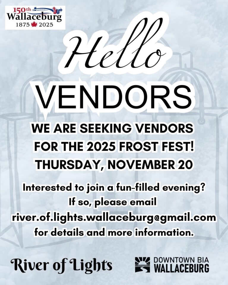 River of Lights is looking for Vendors