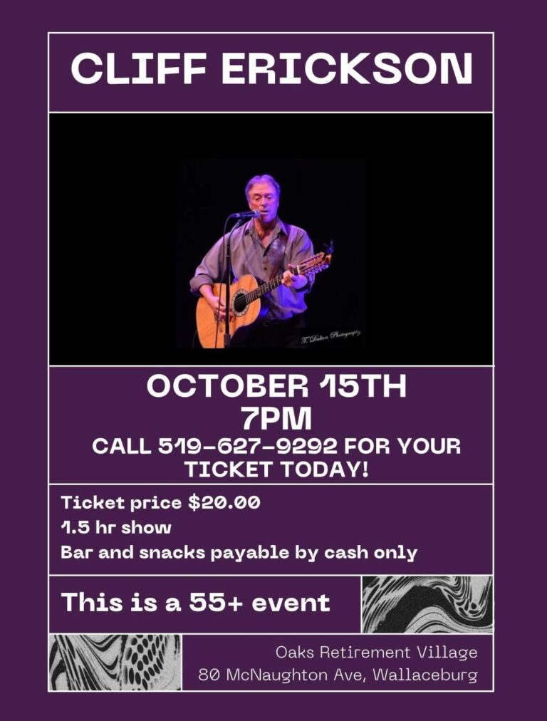 Tonight! Oaks Retirement Village