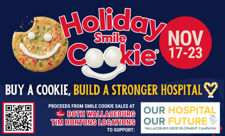 ‘Holiday Smile Cookie Week’ taken place in support of the Wallaceburg hospital redevelopment