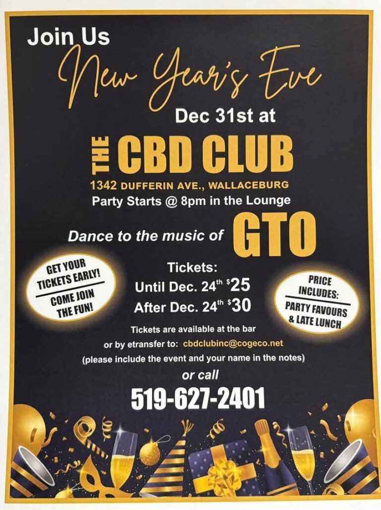 New Year’s Eve at the CBD club