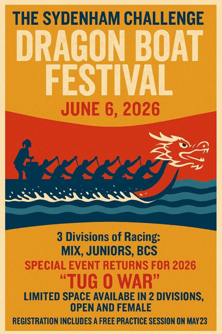 Sydenham Challenge Dragon Boat Festival returning to Wallaceburg in June 2026
